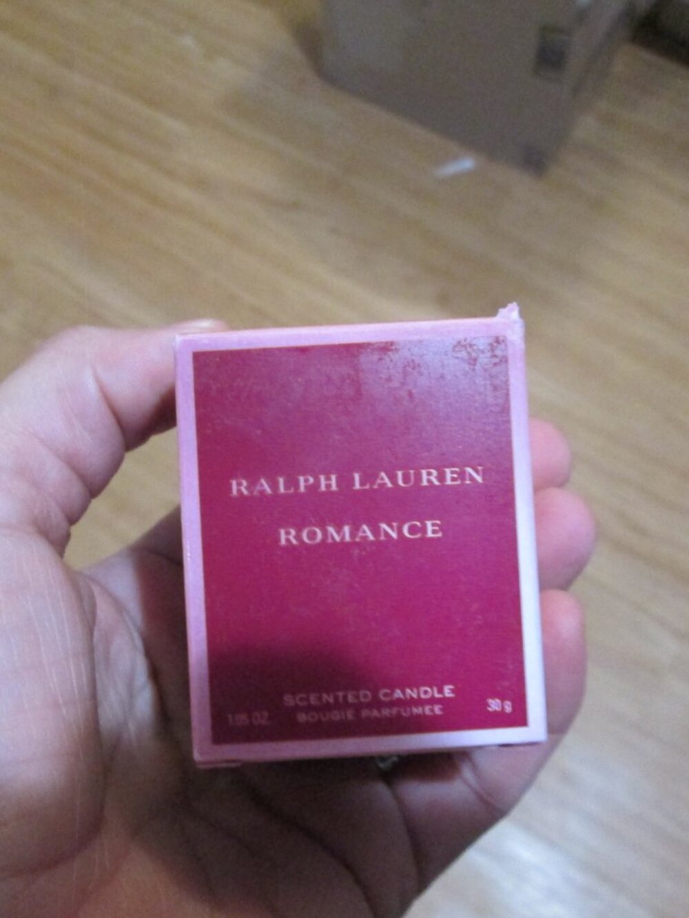 Ralph Lauren Romance mini bougie scented candle discounted for flaw - Picture 8 of 9